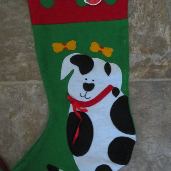 Pair PET Xmas Stockings 16.5" x 10" (213V) - Picture 3 of 4